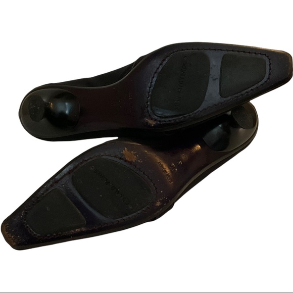 Donald Pliner Italian Black Kitten Heels Size 8.5 - Picture 8 of 12